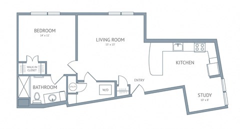 Escher one bedroom one bathroom